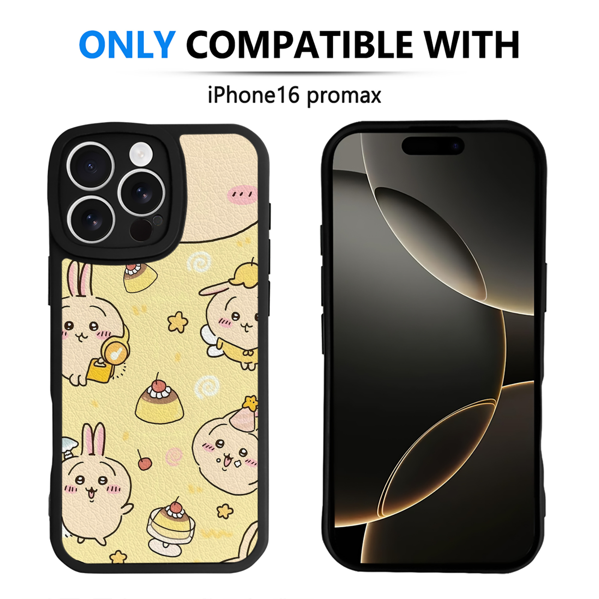 （画像用） ちいかわ Chii-kawa 【iPhone 16シリーズ対応】シリコンスマホケース（レザー調） 材質：シリコン